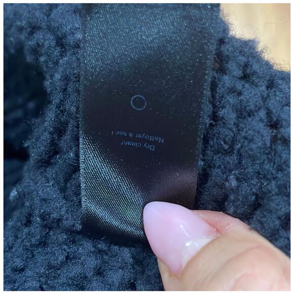 Rag & Bone black 100% merino wool sweater size small - Picture 8 of 8